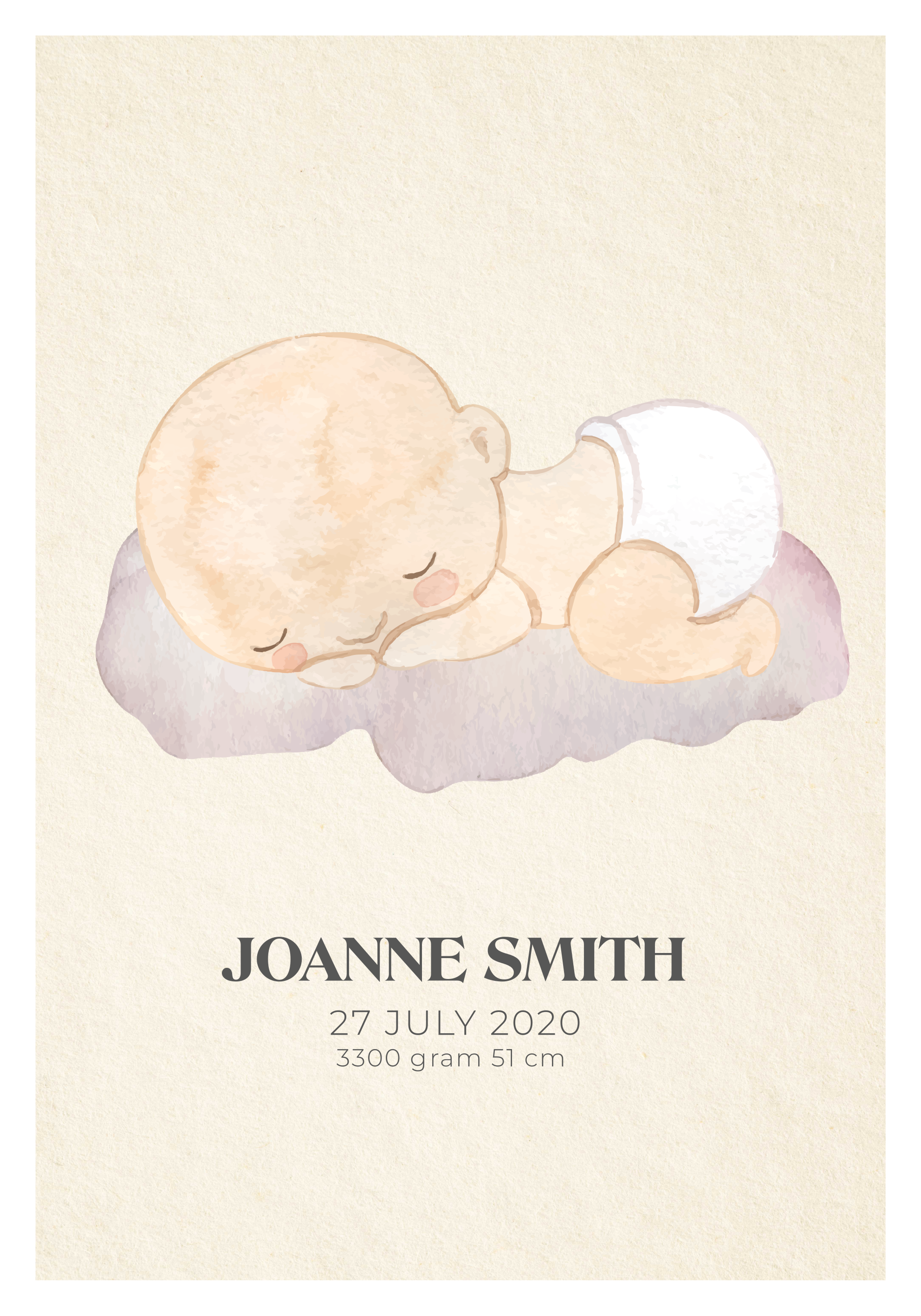 儿童房的海报传递初生婴儿的爱 - TenStickers