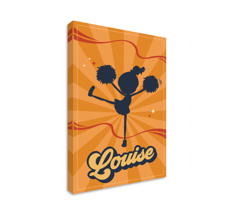 盲人快乐啦啦队员个性化艺术作品 - TenStickers