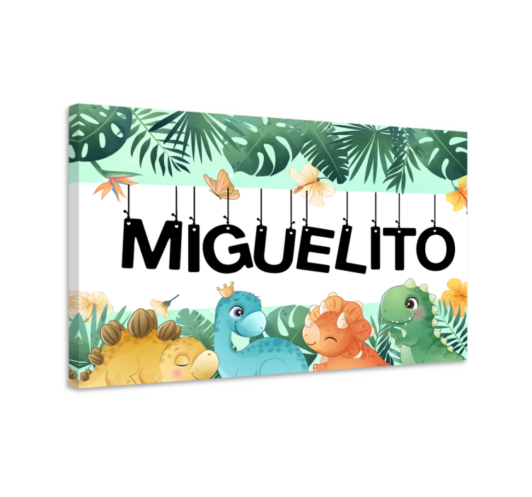 盲人马行可爱恐龙场景 - TenStickers