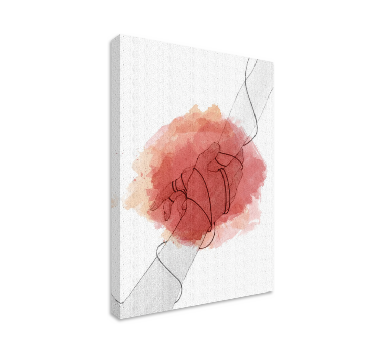 盲人乡村发展交织之手艺术作品 - TenStickers
