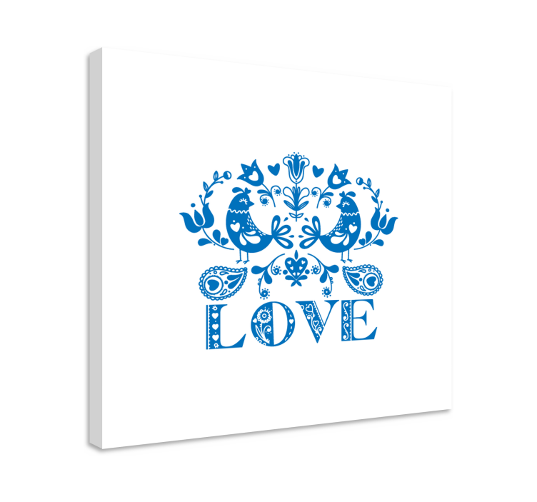 盲人树木与鸟类花卉设计 - TenStickers