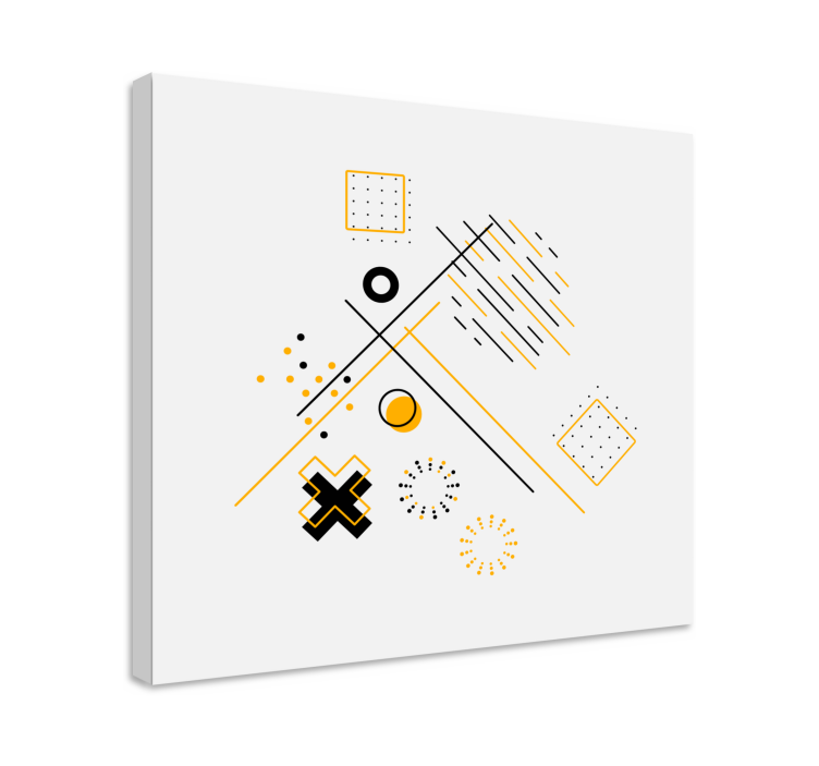 盲人几何非具象几何形态 - TenStickers