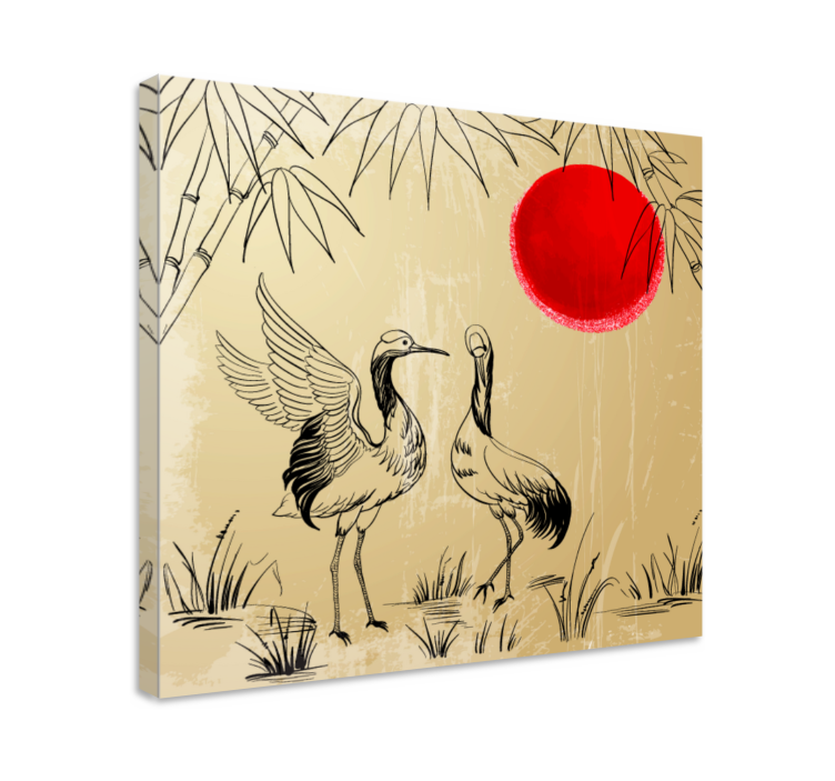 盲人曼陀罗与鹤与阳光 - TenStickers