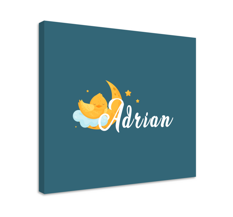 盲人苗圃睡梦中的小鸡月亮 - TenStickers