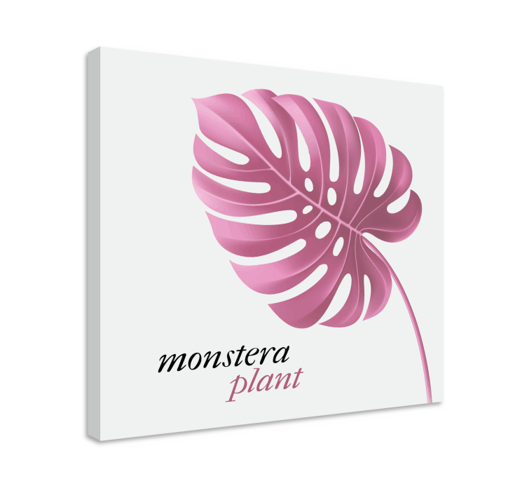 盲人视觉训练的 monstera 植物 - TenStickers