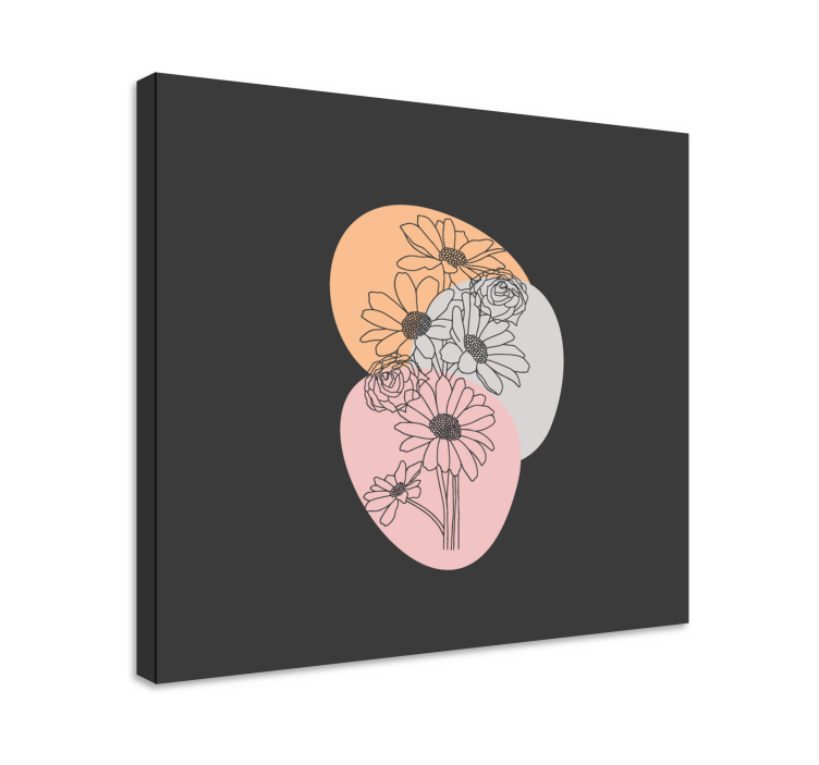 盲人视觉训练花卉抽象形状 - TenStickers