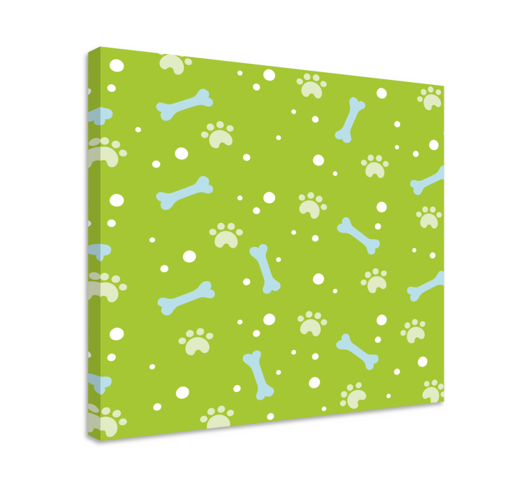 盲人小狗爪印图案设计产品 - TenStickers