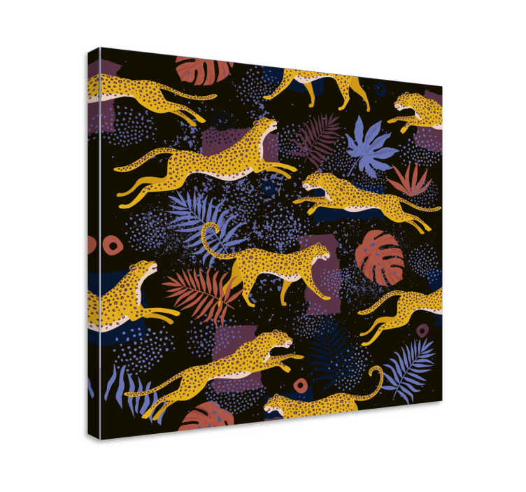 盲人小狗跃动的黄色小狗 - TenStickers