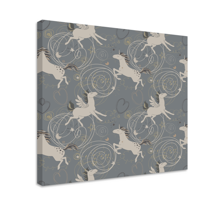 盲人独角兽与神奇的翼生物 - TenStickers