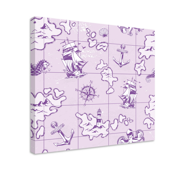 盲人海洋复古航海罗盘 - TenStickers