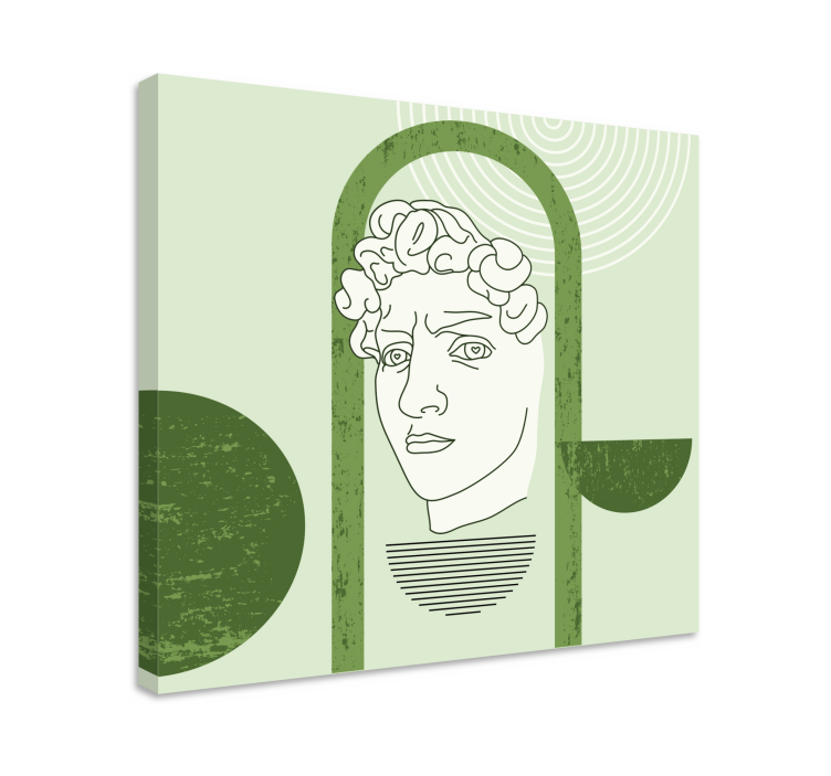 盲人艺术风格化人形雕塑 - TenStickers