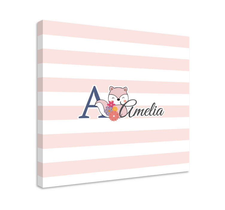 盲人苗圃可爱狐狸个性化定制 - TenStickers