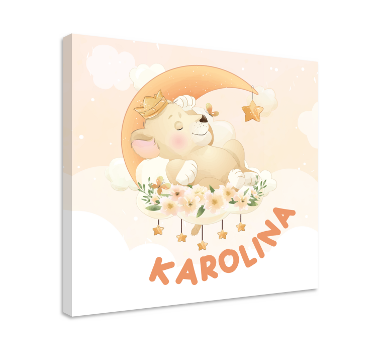 盲人苗圃 梦幻沉睡的小熊 - TenStickers