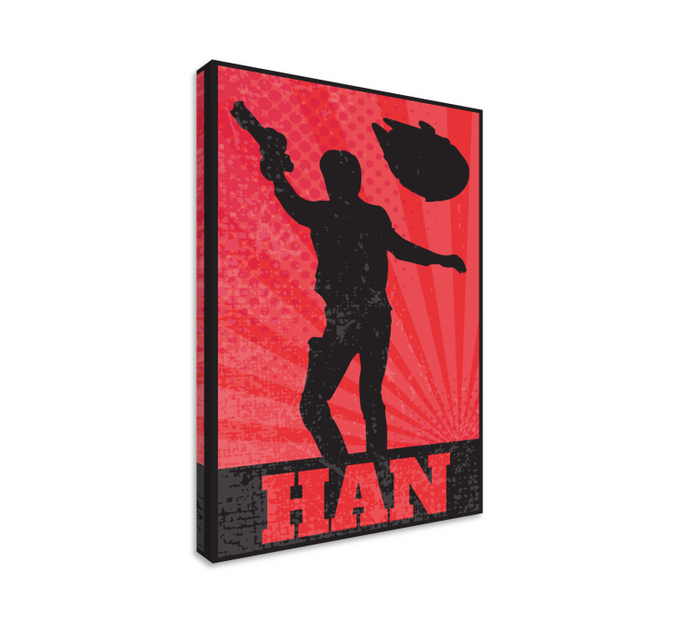 设计电影人物角色画布印刷品 - TenStickers