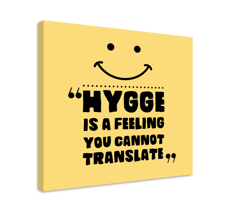 “hygge”不能翻译引用画布 - TenStickers