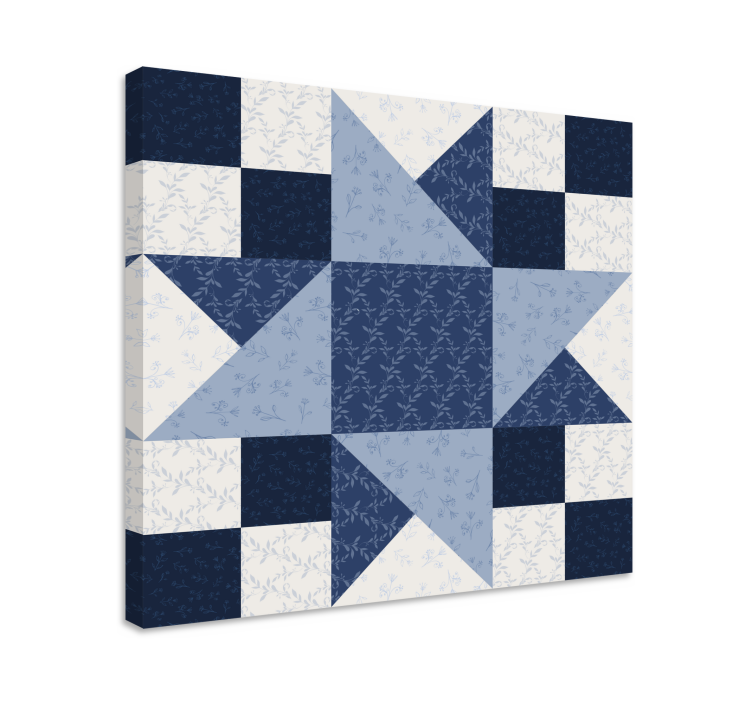 装饰星星拼布设计 - TenStickers