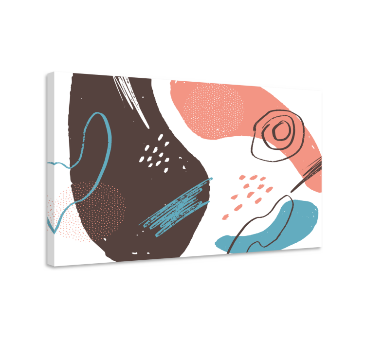 垃圾墙艺术画笔画布艺术版画 - TenStickers