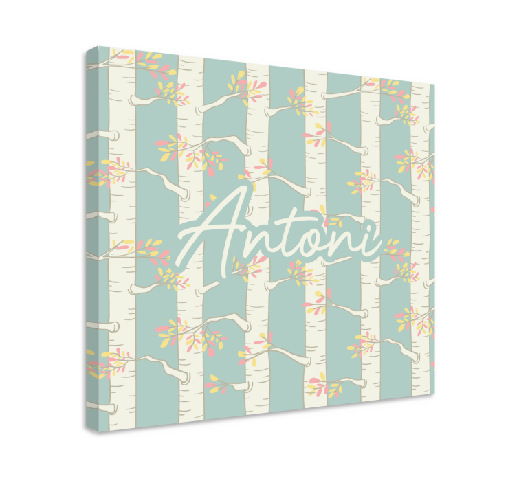 盲人视觉训练与桦树花朵相结合 - TenStickers