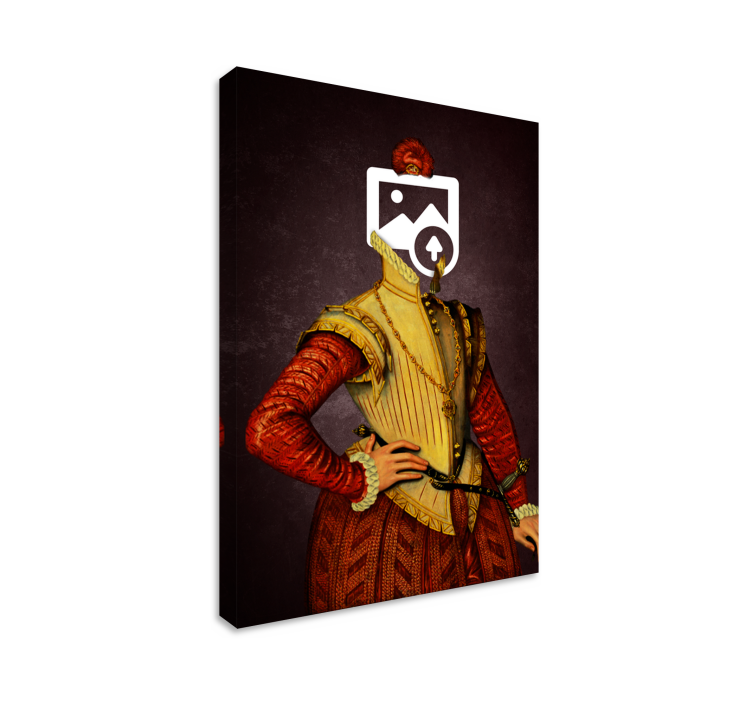 贵族猫猫帆布打印 - TenStickers