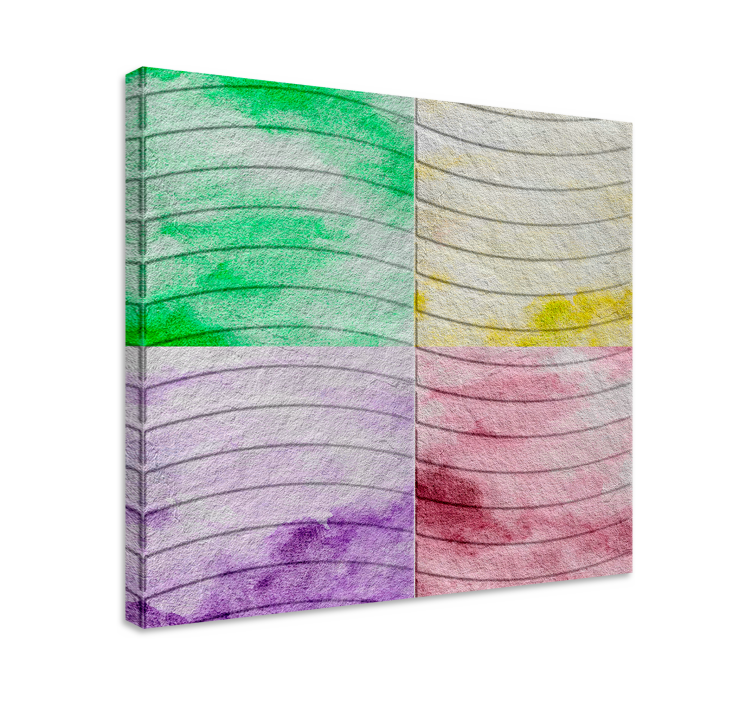 四角形客厅 拉姆布拉斯瓷砖 - TenStickers