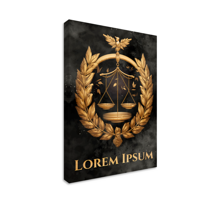 四角形办公室 平衡正义 - TenStickers