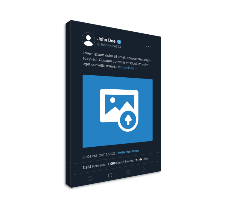 盲人专属定制 x推特屏幕 - TenStickers