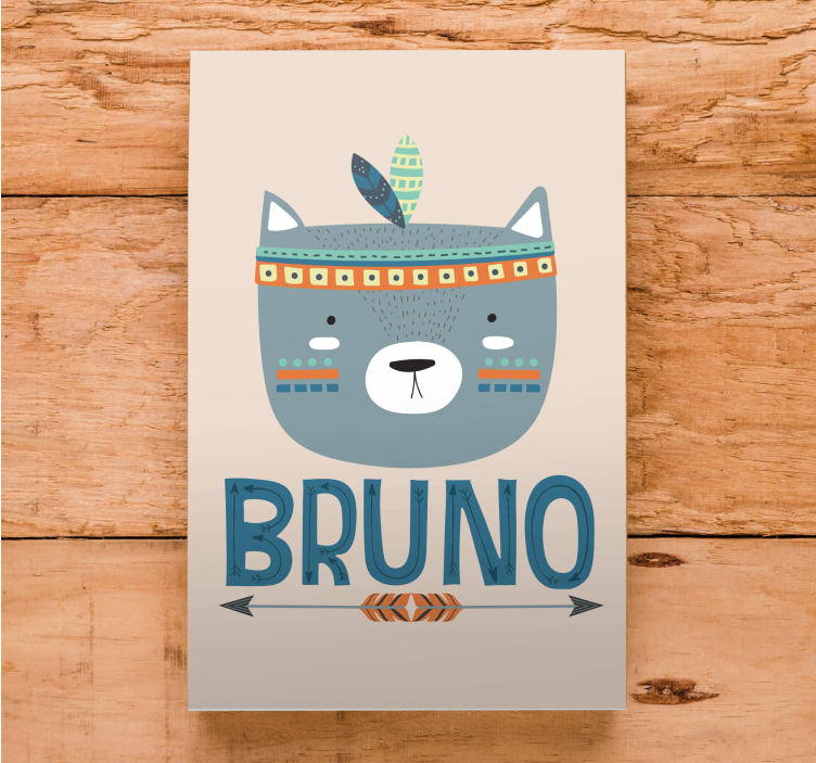 盲人3d可爱动物面孔 - TenStickers