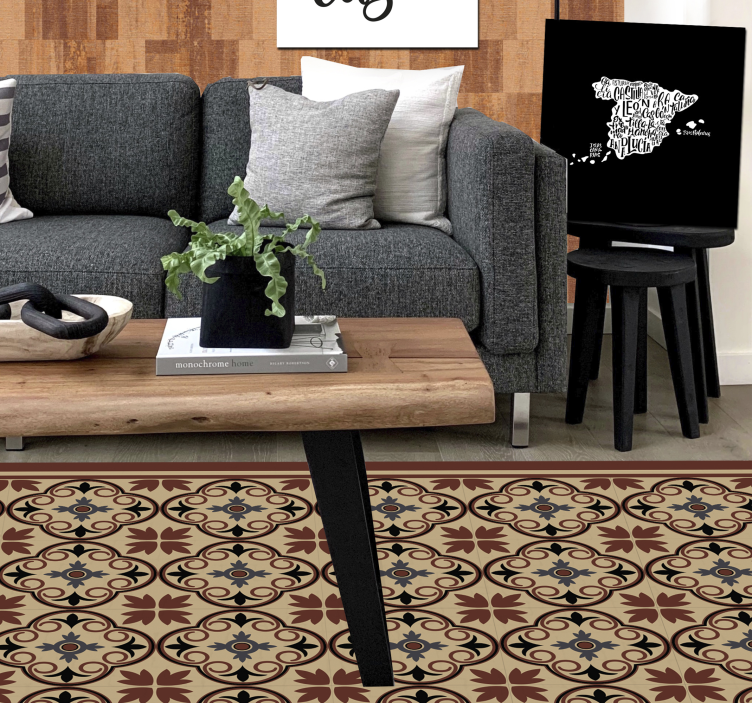 盲人世界地图创意地图排版设计 - TenStickers