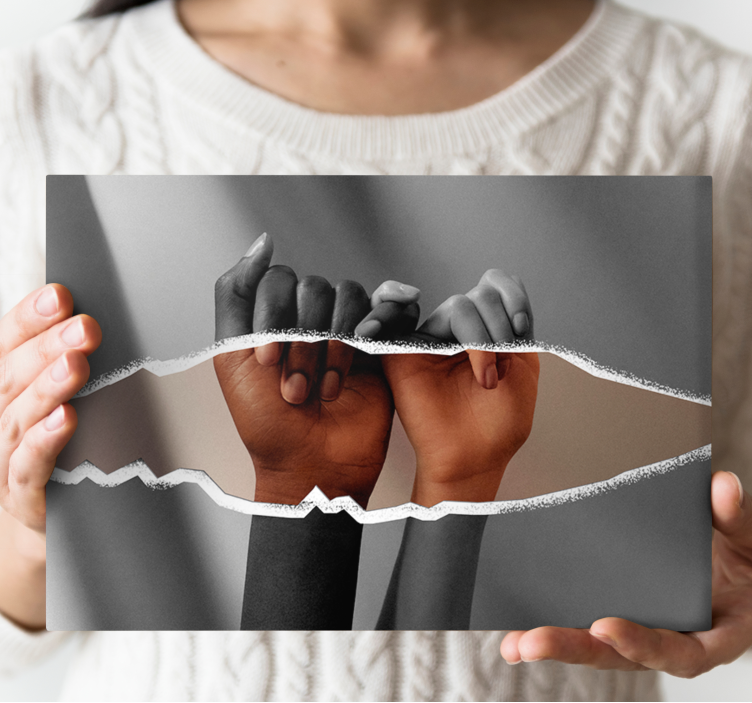 盲人携手共进 - TenStickers