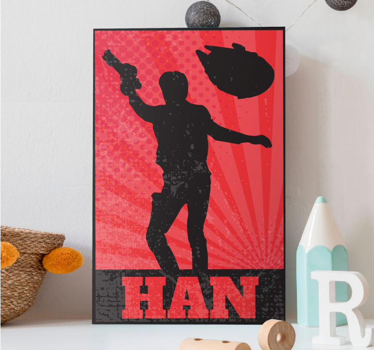 设计电影人物角色画布印刷品 - TenStickers