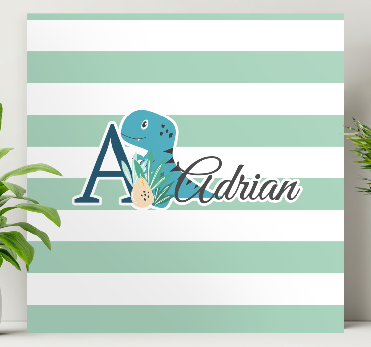 盲人恐龙阿德里安的顽皮恐龙 - TenStickers