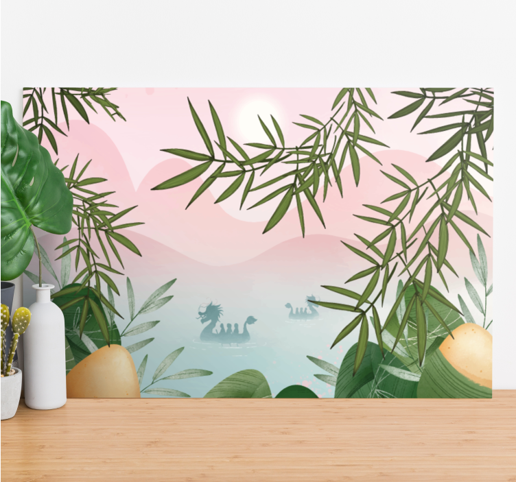 盲人恐龙：壮丽湖泊生物 - TenStickers