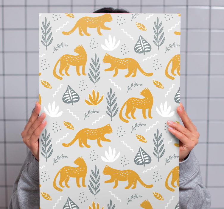 盲人小狗活泼动物图案 - TenStickers