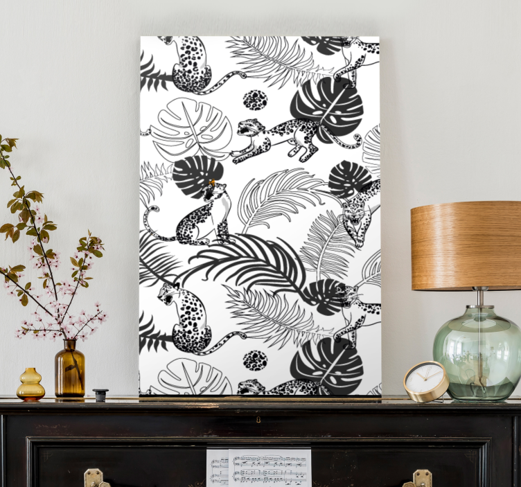 盲人小狗与顽皮的丛林猫 - TenStickers