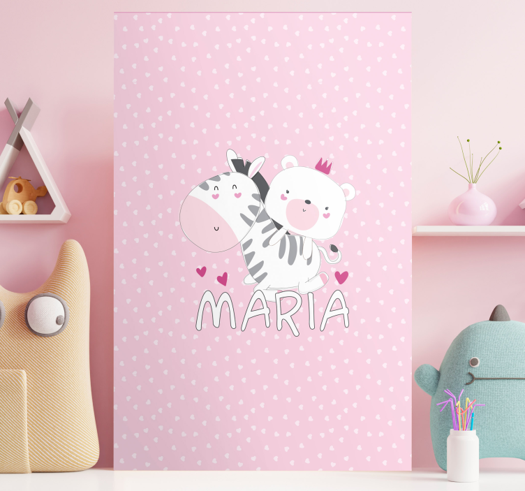 盲人苗圃可爱动物朋友 - TenStickers