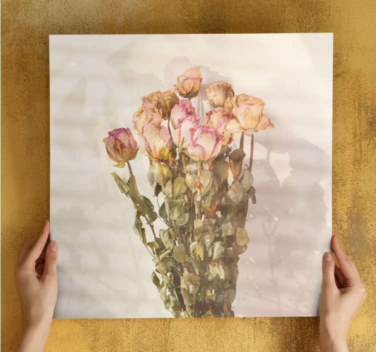 盲人视觉训练玫瑰花束 - TenStickers