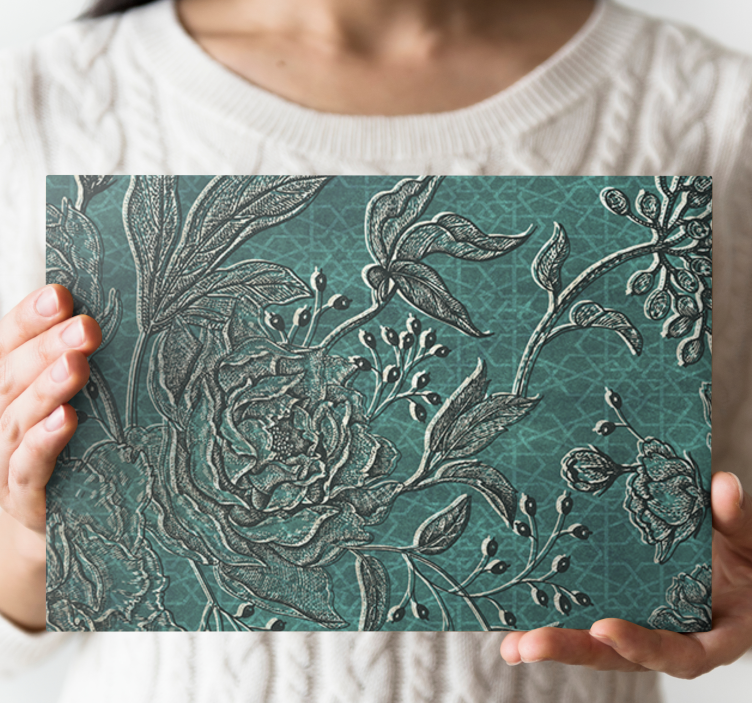 盲人视觉训练优雅植物构图 - TenStickers