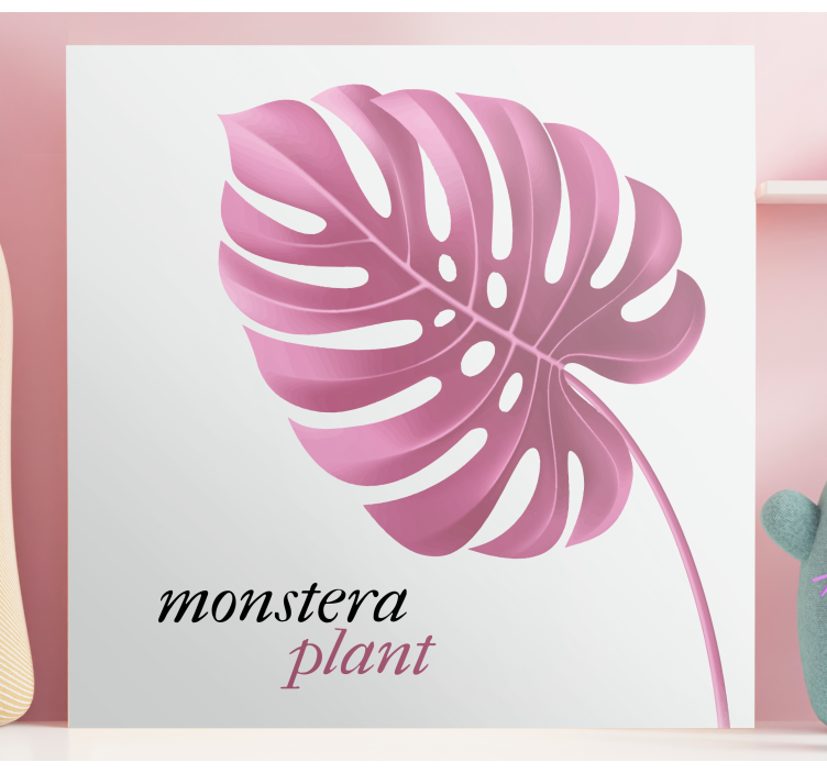 盲人视觉训练的 monstera 植物 - TenStickers