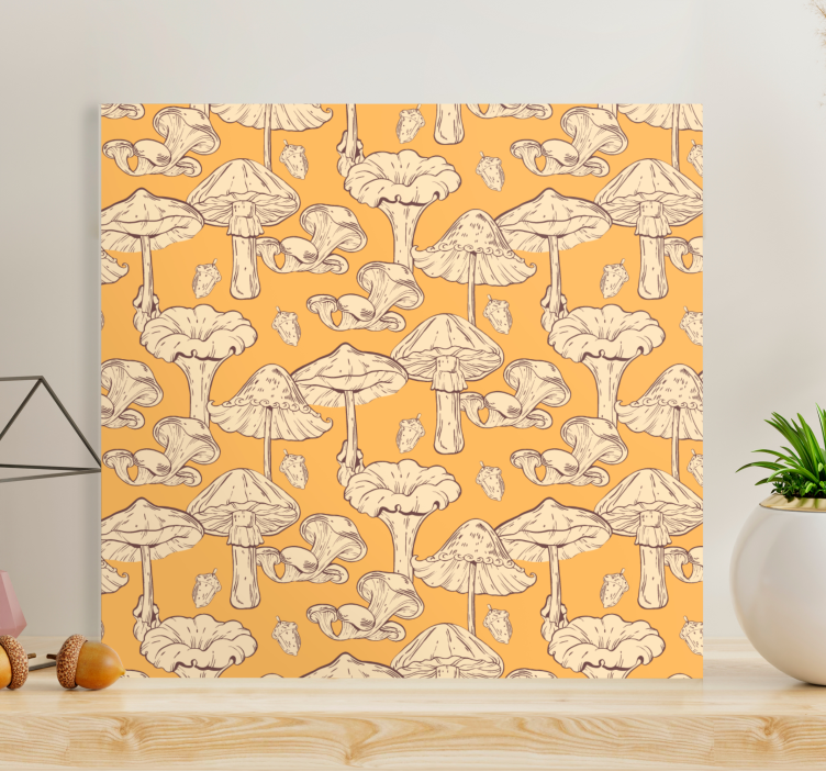 盲人视觉训练与蘑菇图案创作 - TenStickers