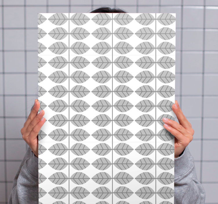 盲人视觉训练时尚叶子图案 - TenStickers