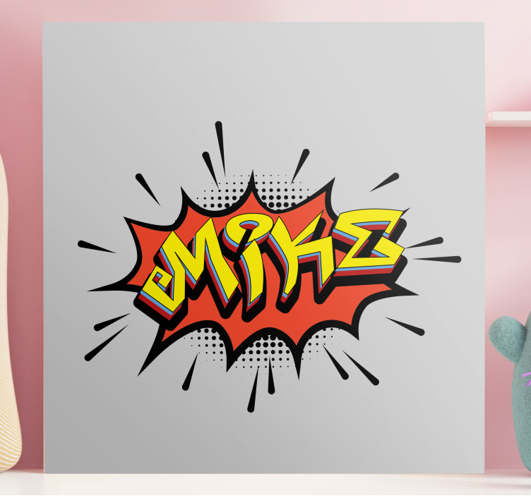 Abc字母 漫画字母风格 - TenStickers