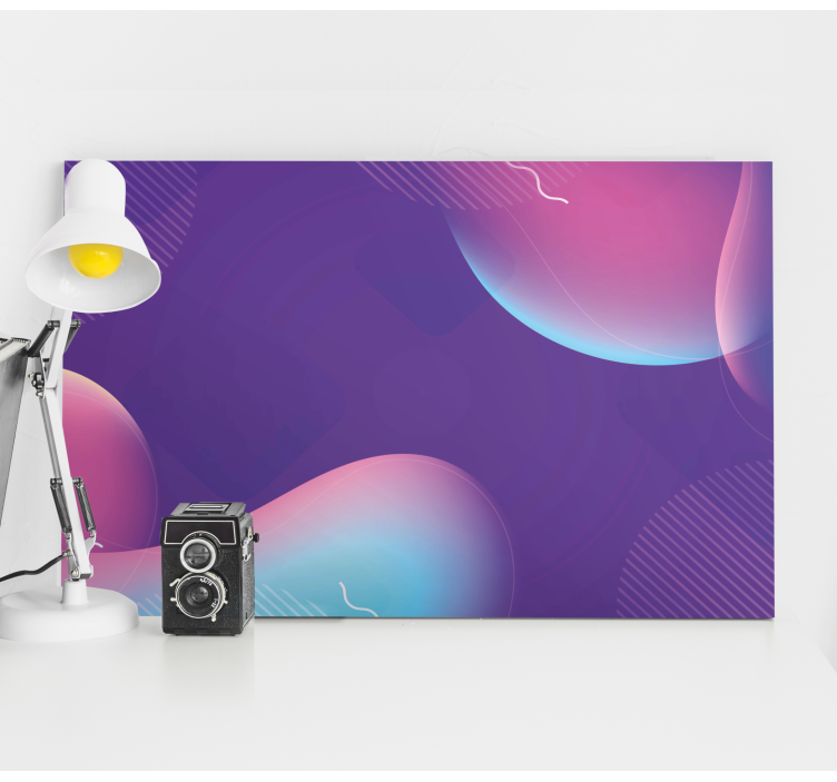 盲人现代化抽象流动形态 - TenStickers