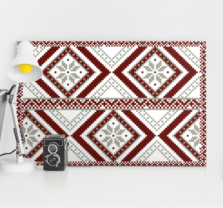 盲人现代化几何钻石概念 - TenStickers