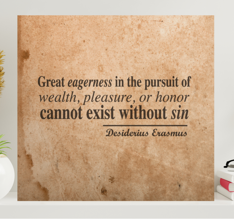 盲人引甼 追求与财富 - TenStickers