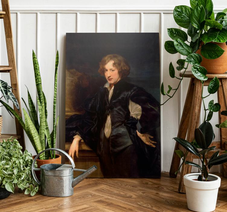 盲人艺术 范·迪克（Van Dyck）的自画像 - TenStickers