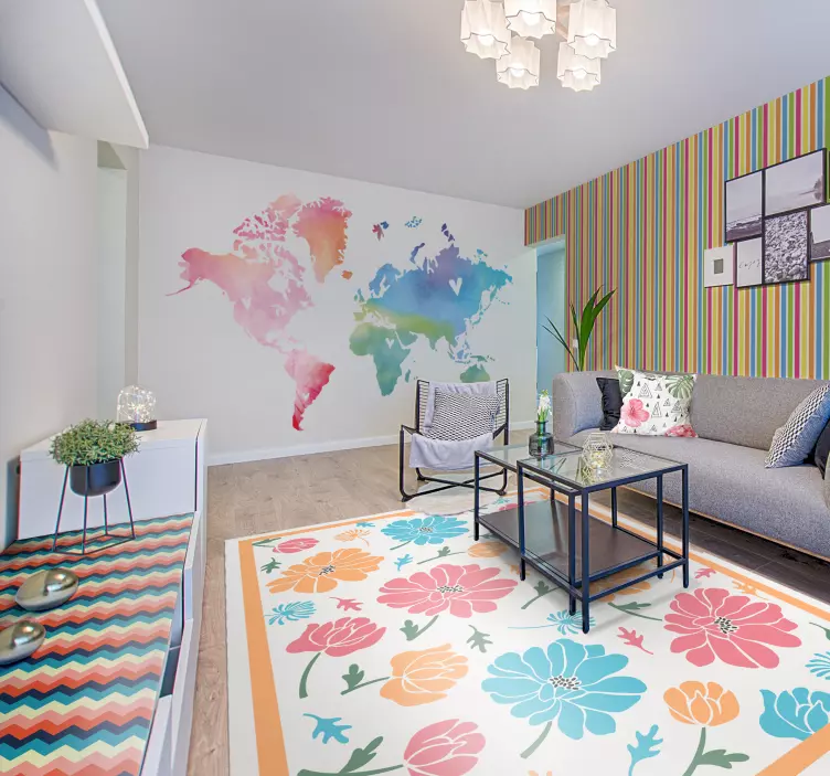 家具贴纸斜纹图案表面 - TenStickers