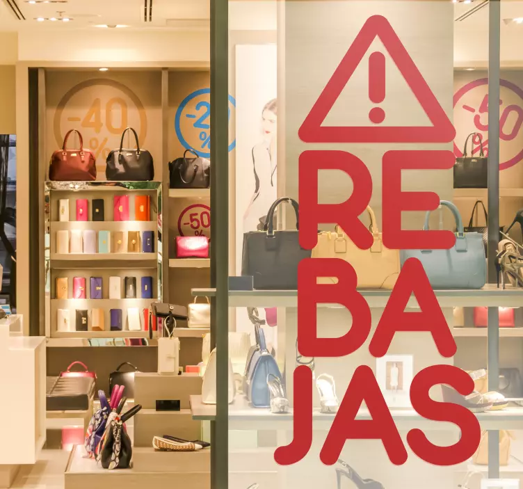 商业贴纸适用于折扣店的贴膜 - TenStickers