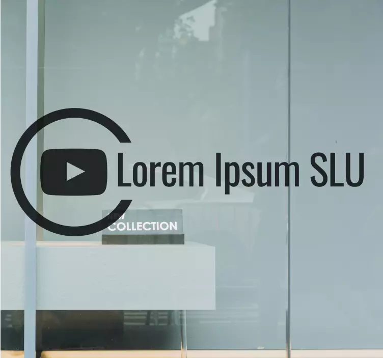 贴纸 店前标志 频道品牌标志 - TenStickers