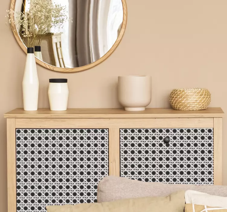 家具贴纸现代叶子图案 - TenStickers