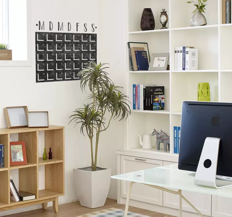 贴纸周日历 - TenStickers